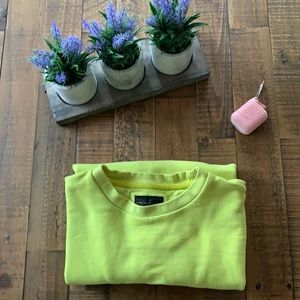 Denim & Flower neon crewneck